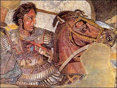 The "Alexander mosaic" at the Battle of Issus,