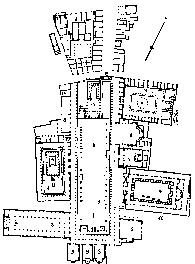 Pompei, Foro Civile map