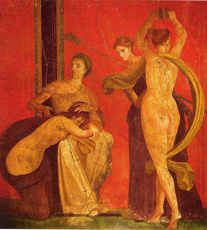 Pompei: Affresco presso la Villa dei Misteri