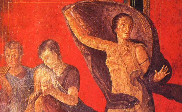  Fresco from the Villa of the Mysteries of Pompeii