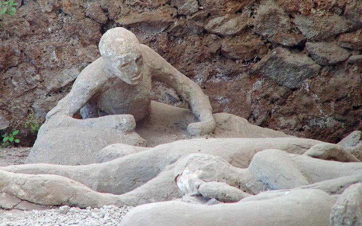 Pompei, calchi orto dei fuggiaschi