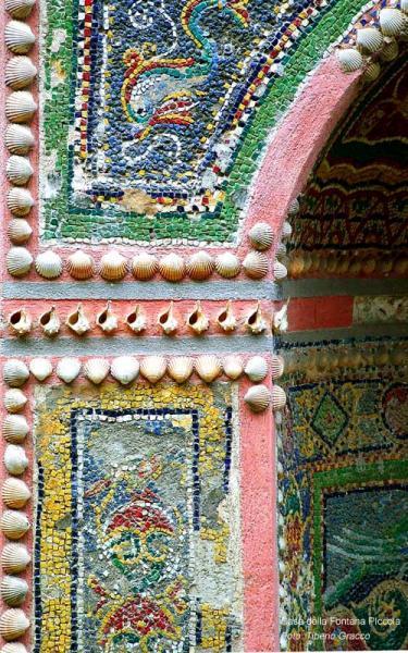 Particolare del mosaico della "Casa della fontana piccola" Pompei