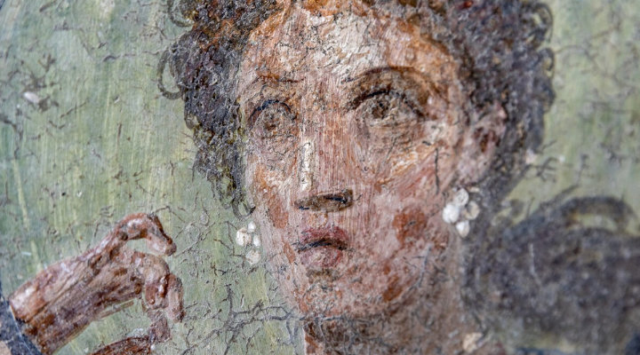 Affresco dalla Casa di Elle e Frisso a Pompei Casa di Elle e Frisso