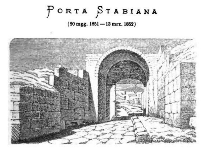 Porta Stabiana - Descrizione di Pompei -  Giuseppe Fiorelli 1875