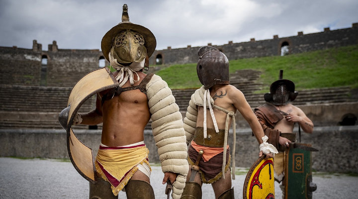Pompei: Giornate Europee del Patrimonio 2025 Gladiatori in rievocazione storica a Pompei