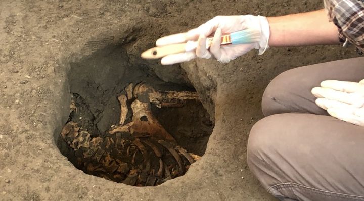 Ritrovamento Scheletro in Civita Giuliana a Pompei