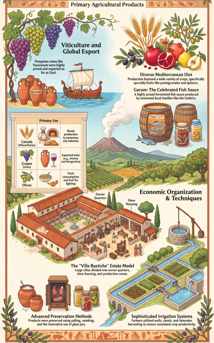 Pompeian Agriculture: A pillar of the local economy