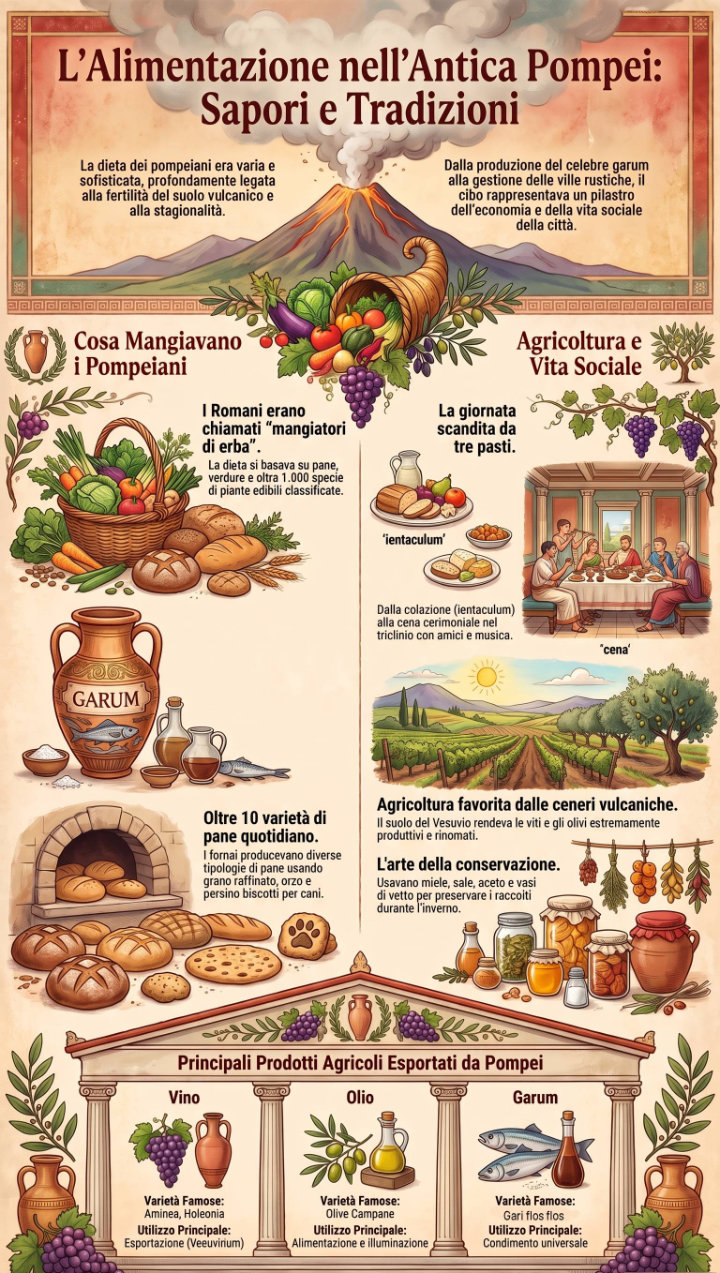 L'alimentazione a Pompei