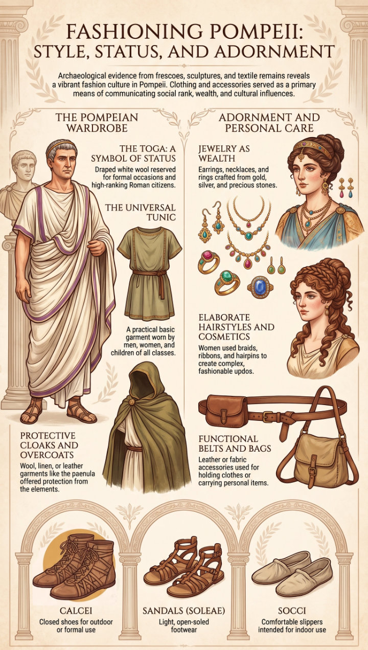 Fashion in Pompeii Fashion in Pompeii: Clothes, Accessories, and Trend