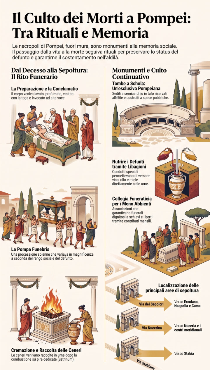 Il Culto dei morti e i riti funebri a Pompei Il Culto dei morti e i riti funebri a Pompei
