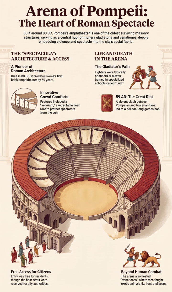 Gladiatorial Games in Pompeii Gladiatorial Games in Pompeii