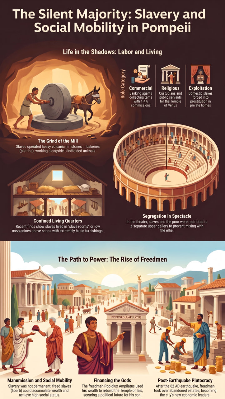 Slaves, Freedmen, and Forced Labor in the Last Pompeii