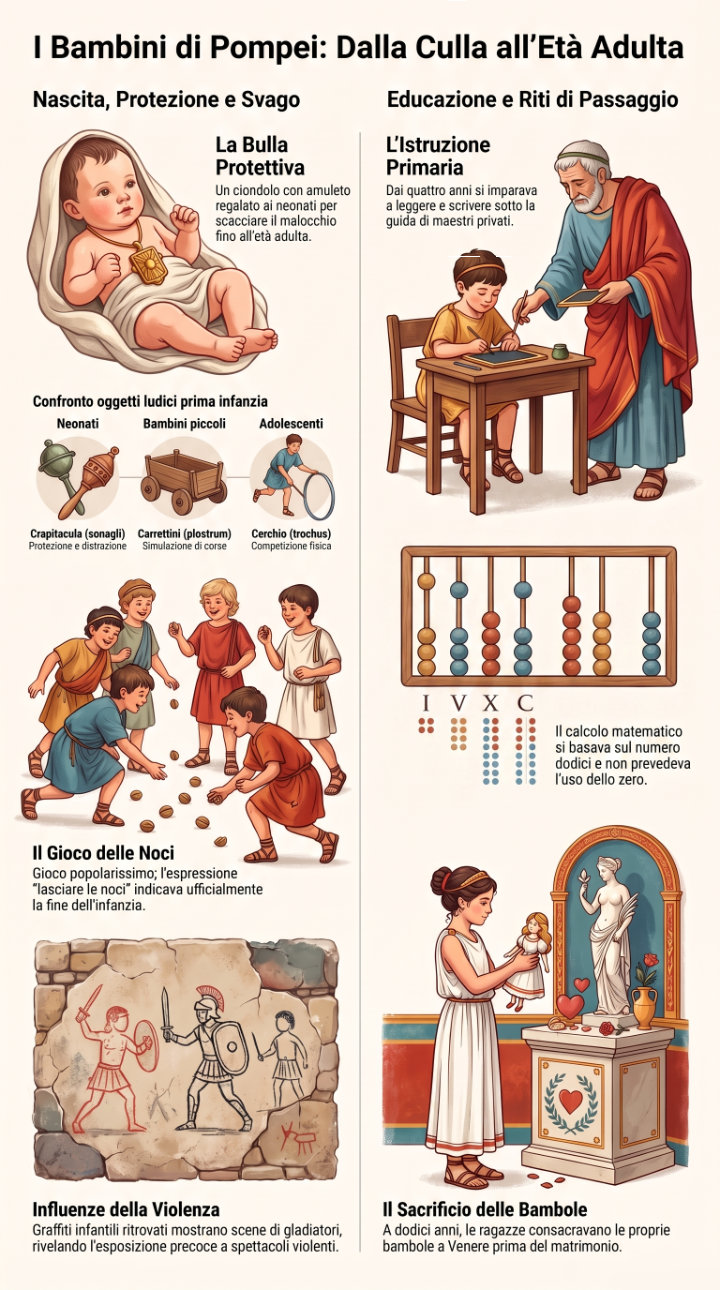 i bambini a Pompei, la vita, i giochi, l'educazione i bambini a Pompei, la vita, i giochi, l'educazione