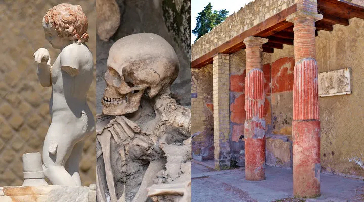 Pompeii and Herculaneum, guided tour