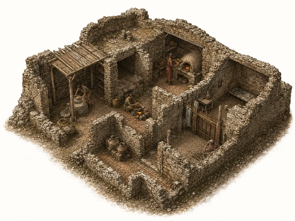 Reconstruction of Pompeii’s Insula Meridionalis reused after the AD 79 eruption